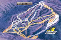 Night ski Keystone trails map