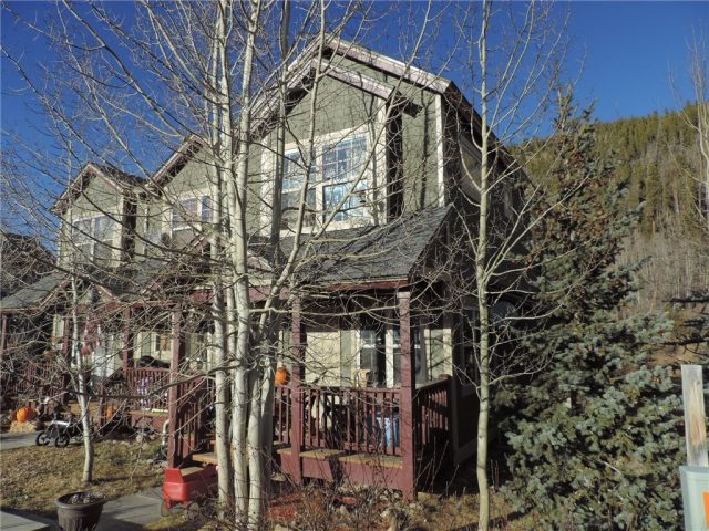 Townhome in Gibson Heights Townhomes, Breckenridge, CO — photo 1 (MLS S1003133)