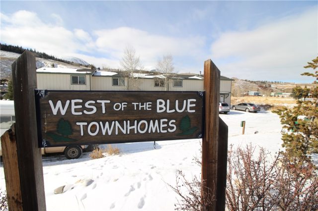 Townhome in West Of The Blue Townhomes, Silverthorne, CO — photo 1 (MLS S1003263)