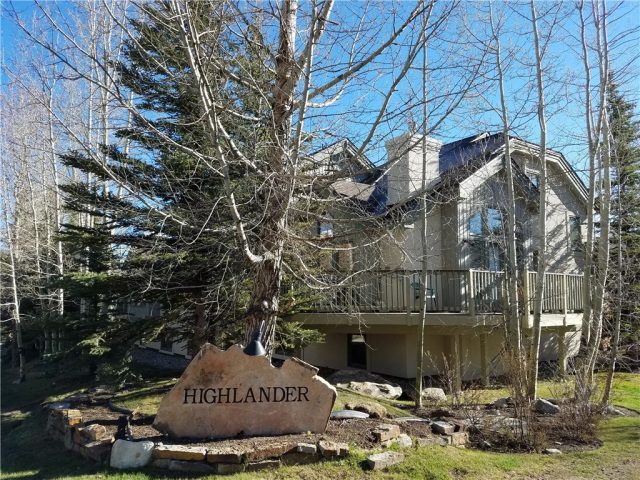 Townhome in Highlander Townhomes, Breckenridge, CO — photo 1 (MLS S1004558)