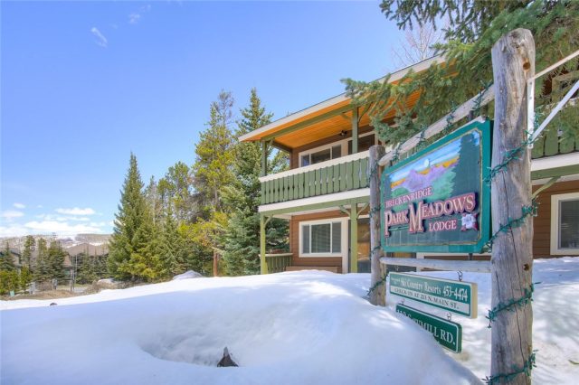 Condo in Breckenridge Park Meadows Condo, Breckenridge, CO — photo 1 (MLS S1018150)