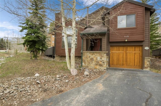 Townhome in Saw Mill Patch Townhomes, Breckenridge, CO — photo 1 (MLS S1018405)