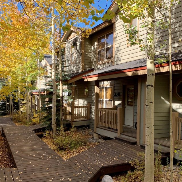 Townhome in Kenington Place Townhomes, Breckenridge, CO — photo 1 (MLS S1022663)