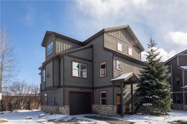 Townhome in Crossroads Townhomes, Frisco, CO — photo 1 (MLS S1023074)