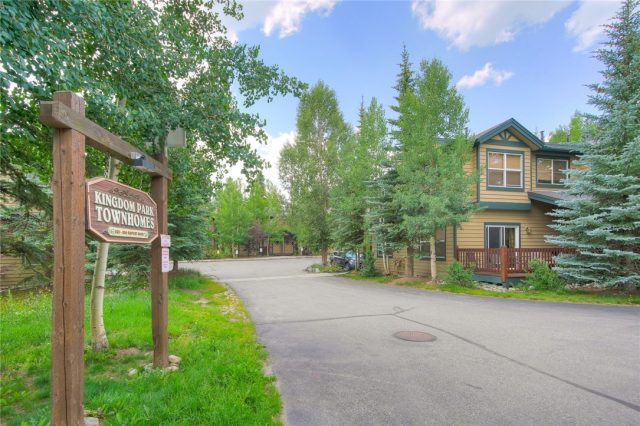 Townhome in Kingdom Park Townhomes, Breckenridge, CO — photo 1 (MLS S1030515)