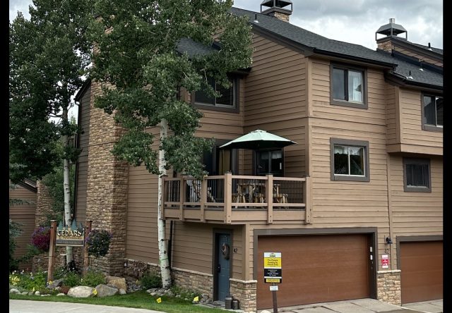 Townhome in Cedars At Breckenridge Townhomes, Breckenridge, CO — photo 1 (MLS S1055325)