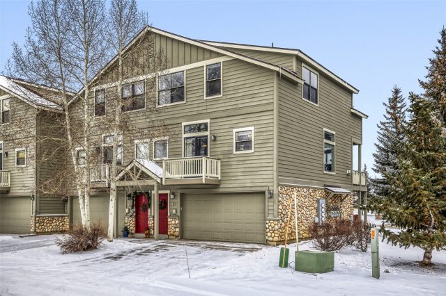 Townhome in Blue River Run Townhomes, Silverthorne, CO — photo 1 (MLS S1066297)