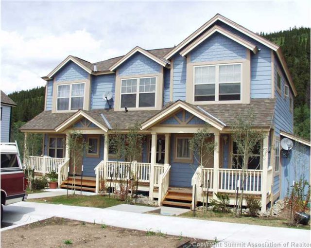 Townhome in Gibson Heights Townhomes, Breckenridge, CO — photo 1 (MLS S384674)