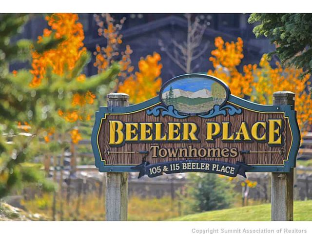 Townhome in Beeler Place Townhouses, Copper Mountain, CO — photo 1 (MLS S390308)