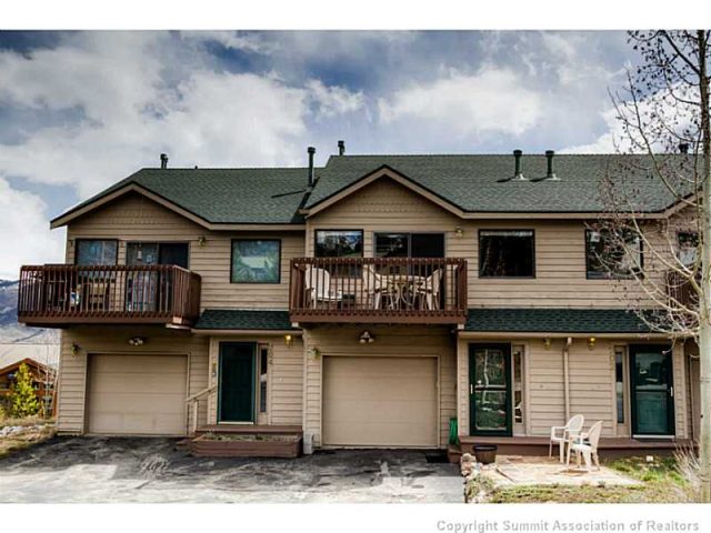 Townhome in Buffalo Pines Townhomes, Silverthorne, CO — photo 1 (MLS S391659)
