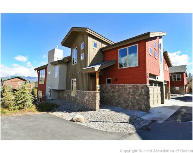 Townhome in Laredo Lofts Townhomes, Silverthorne, CO — photo 1 (MLS S391978)