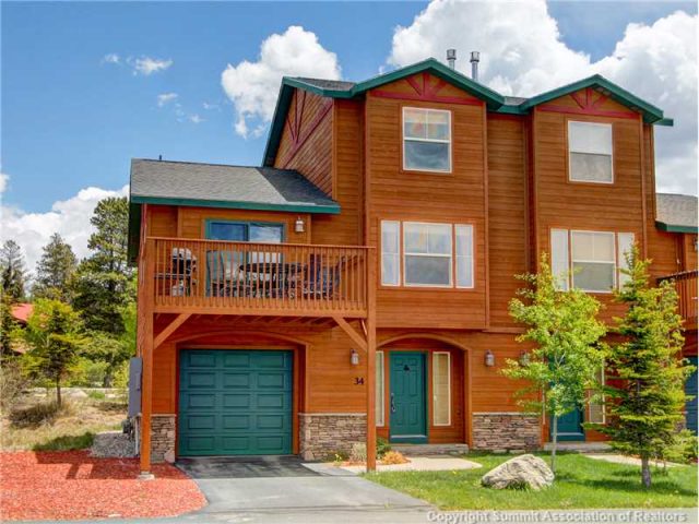 Townhome in Buck Ridge Townhomes, Dillon, CO — photo 1 (MLS S392966)