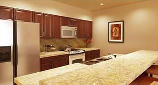 Crystal Peak Lodge interior kitchen 