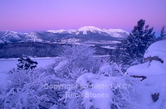 lake breckenridge colorado winter