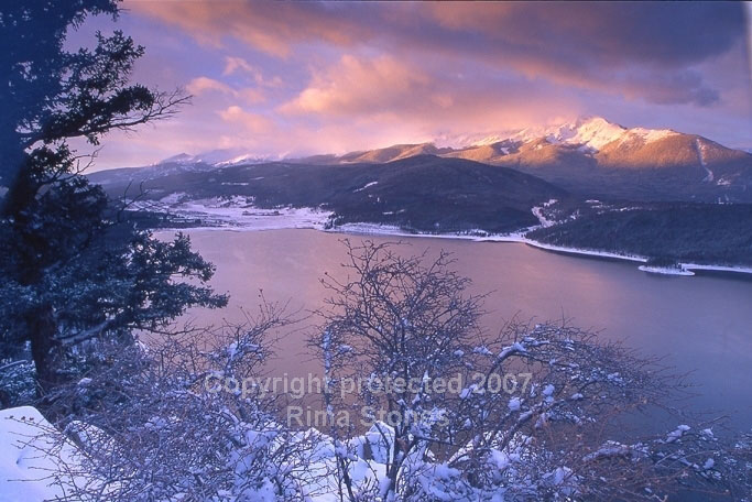 lake breckenridge winter