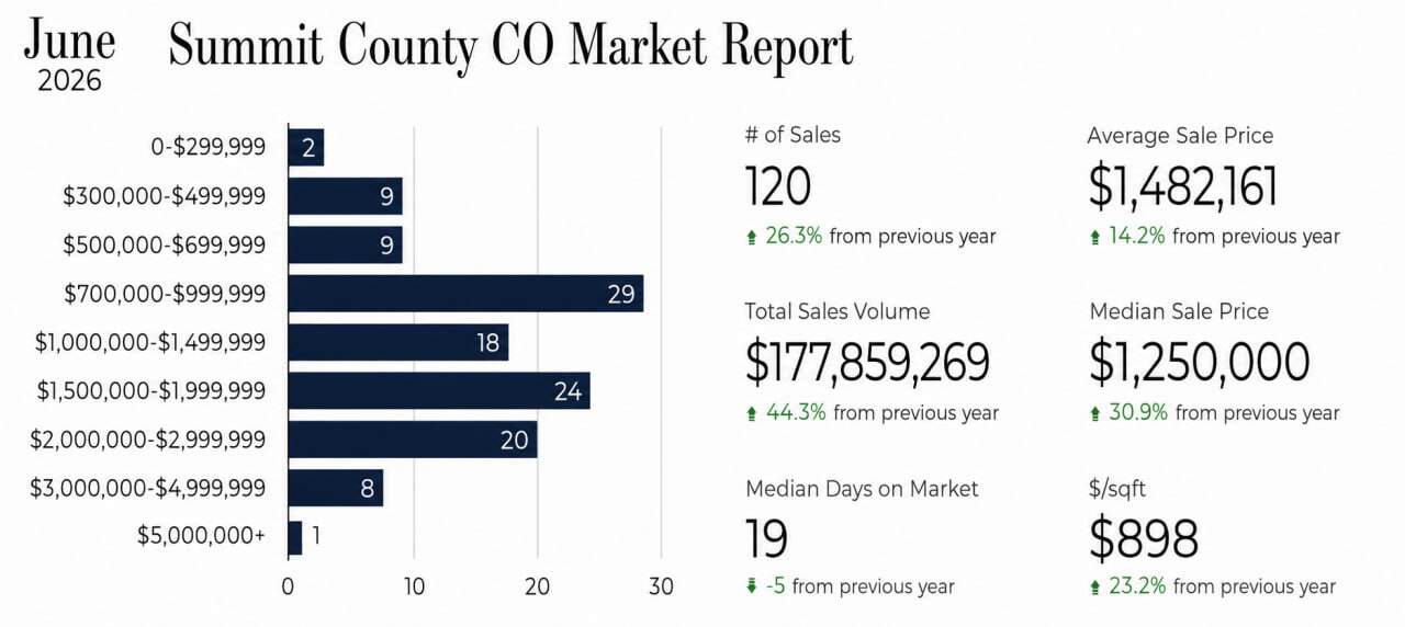 Summit County real estate market data June 2026
