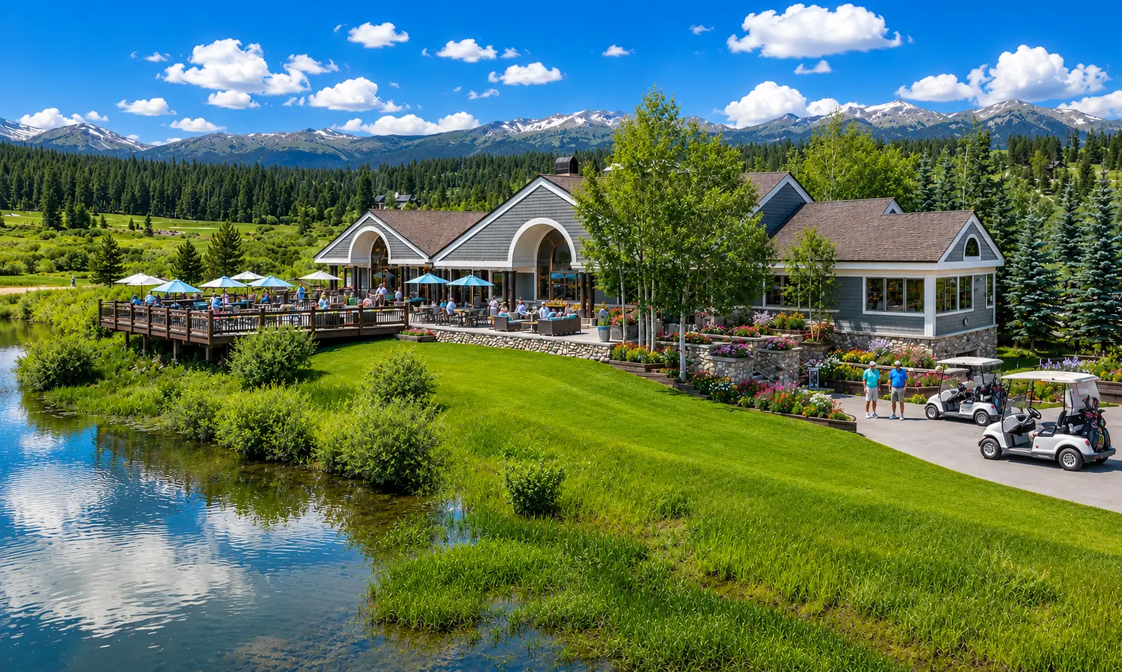 Breckenridge Golf Club Amenities Amenities at Breckenridge Golf Club in Breckenridge, Colorado