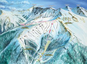 a basin ski slopes trail maps colorado