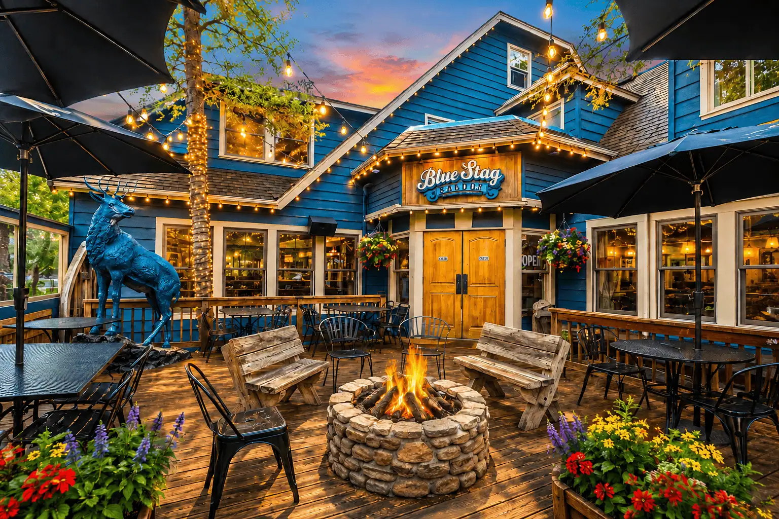 A Fireside Evening at One of Breckenridge's Livelier Saloon Stops Blue Stag Saloon nightlife and live music venue in Breckenridge, Colorado