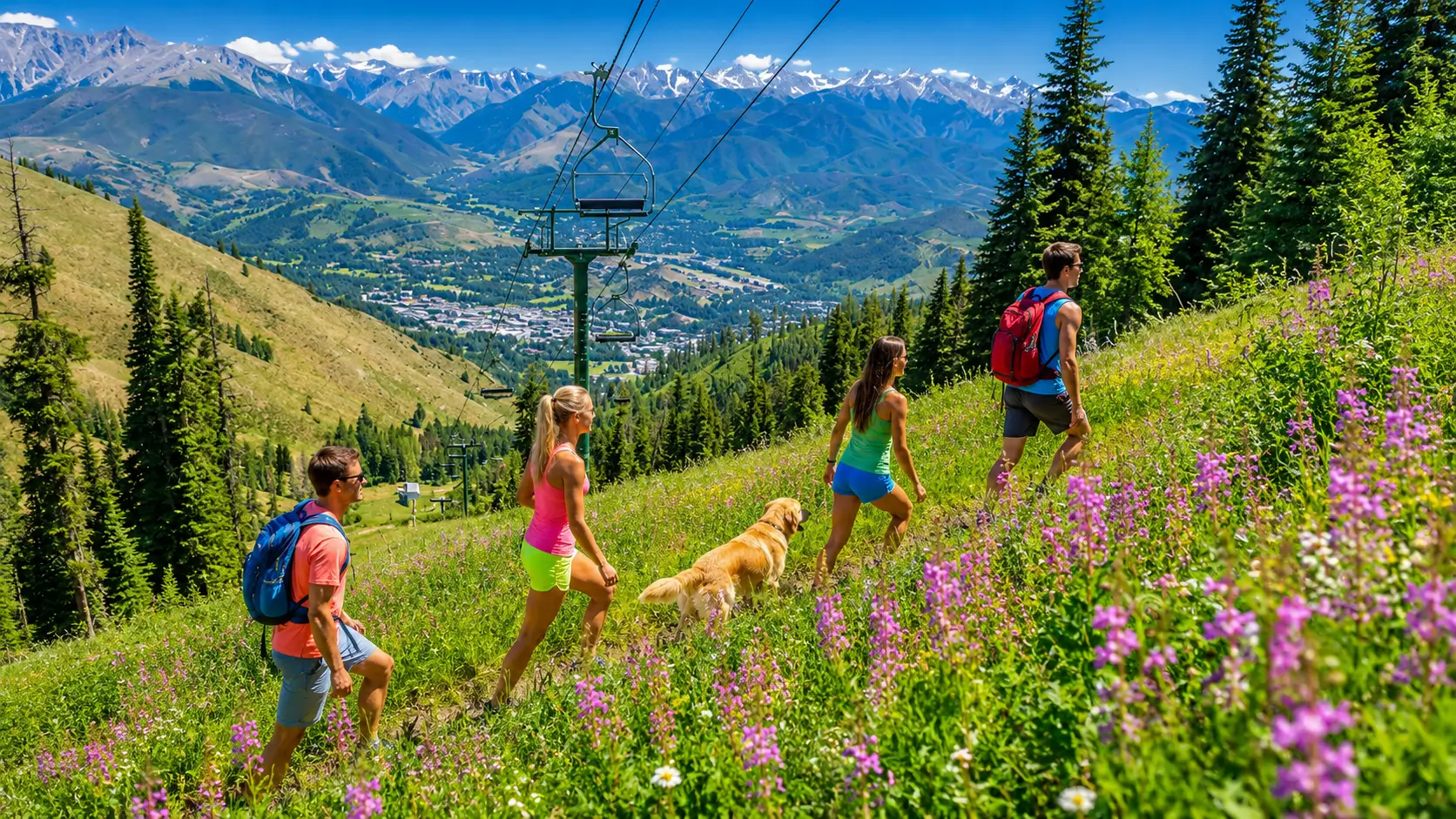 Scenic hiking trails near Peak 8 in Breckenridge Scenic hiking near Peak 8 in Breckenridge, Colorado