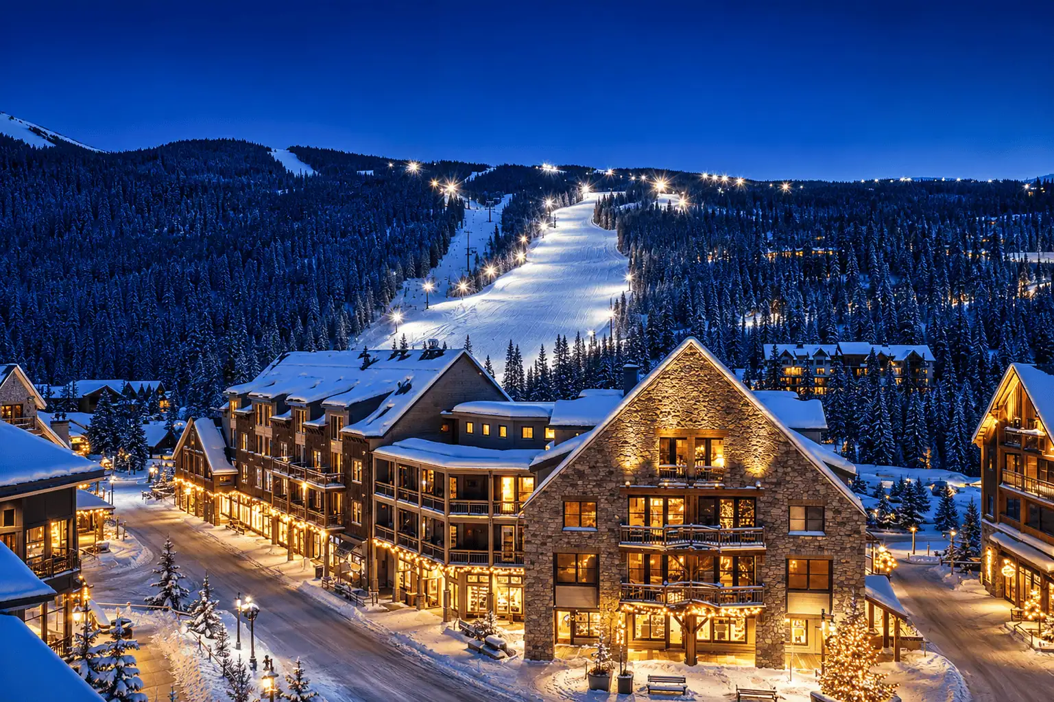 Keystone Resort in Keystone, Colorado Keystone Resort ski slopes and mountain scenery in Colorado