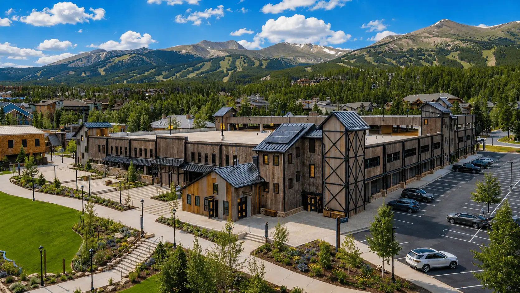 South Gondola parking structure in Breckenridge Colorado