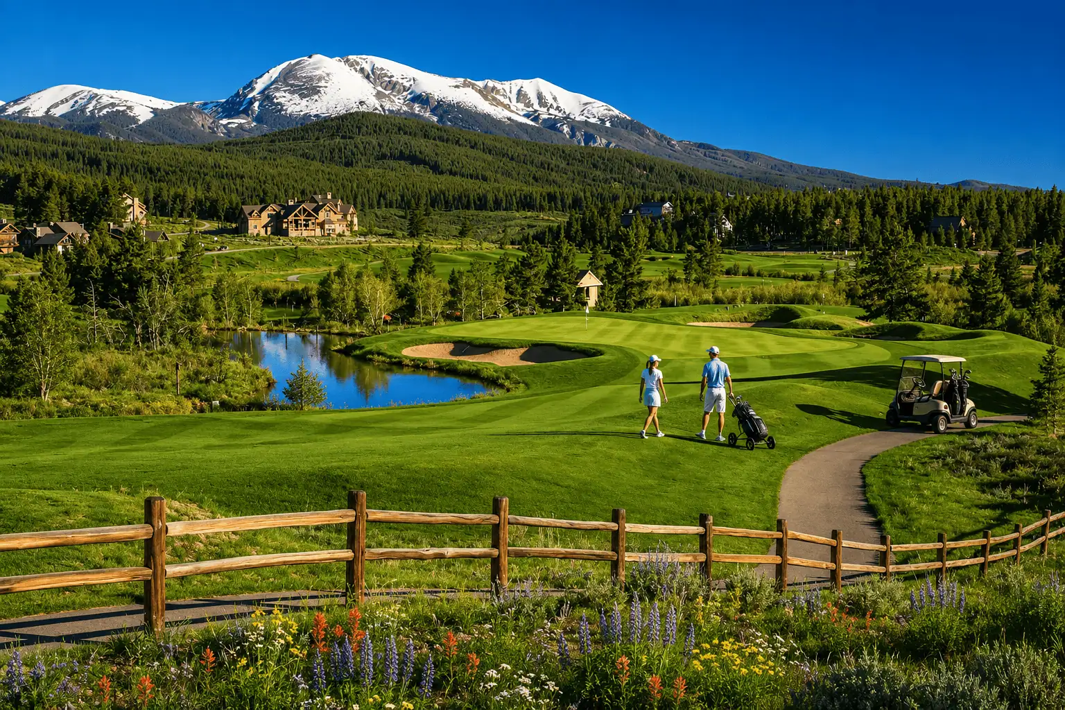 Three Nines at Breckenridge Golf Club Bear, Beaver, and Elk nines at Breckenridge Golf Club